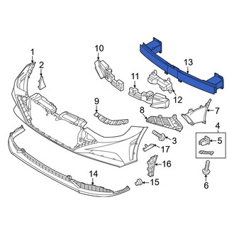 Hyundai OE - Front Bumper Impact Bar