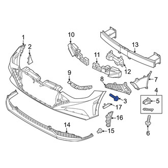 Hyundai OE - Bumper Cover Screw