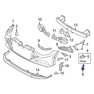 Hyundai OE - Bumper Cover Screw