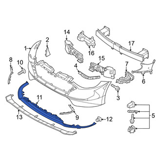 Hyundai OE - Front Lower Bumper Cover