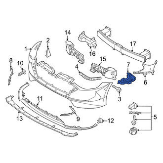 Hyundai OE - Front Left Grille