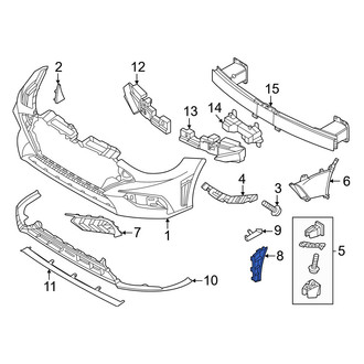 Hyundai OE - Front Right Bumper Trim