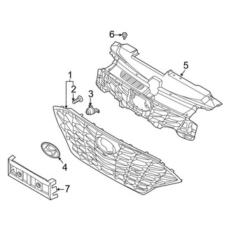 Hyundai OE - Front Bumper & Grille - Grille & Components (USA Built)