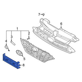 Hyundai OE - Front License Plate Bracket