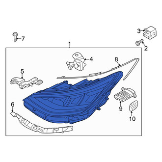 Hyundai OE - Front Left Headlight Assembly