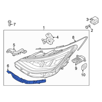 Hyundai OE - Right Lower Headlight Bracket