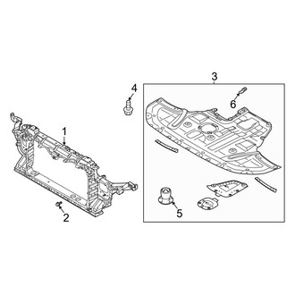 Hyundai OE - Radiator Support (Hybrid Blue / Hybrid Limited / Hybrid SEL)