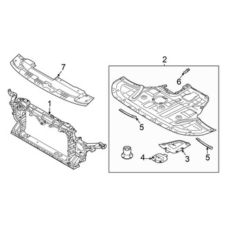 Hyundai OE - Radiator Support