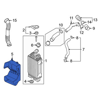 Hyundai OE - Radiator Support Air Duct
