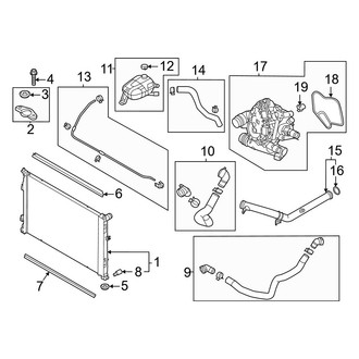 Hyundai OE - Cooling - Radiator & Components