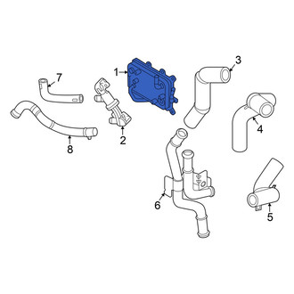 Hyundai OE - Automatic Transmission Oil Cooler