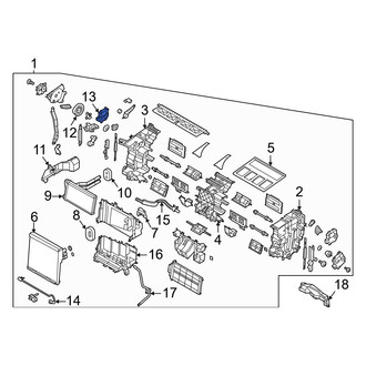Hyundai OE - HVAC Blend Door Actuator
