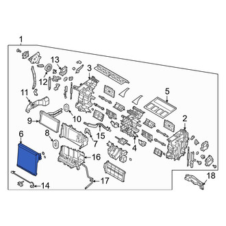Hyundai OE - A/C Evaporator Core