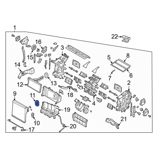 A/C Evaporator Core Seal