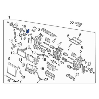 Hyundai OE - Right HVAC Blend Door Actuator