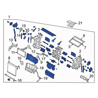 Hyundai OE - HVAC Unit Case Assembly