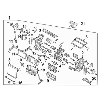 Hyundai OE - Air Conditioner & Heater - Evaporator & Heater Components