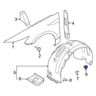 Hyundai OE - Bumper Cover Grommet