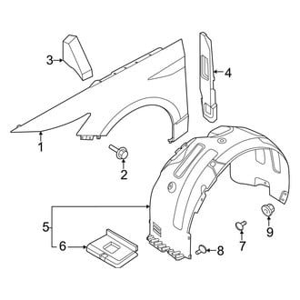 Hyundai OE - Fender & Components (Hybrid Limited / Hybrid SEL)