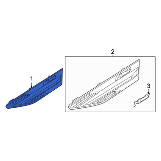 Hyundai OE - Front Left Fender Molding