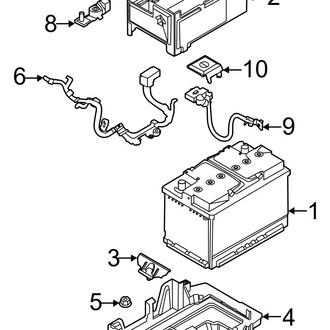 Hyundai OE - Electrical - Battery (USA Built), (Limited / SE / SEL / SEL Plus)
