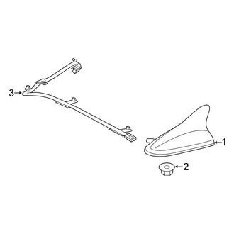 Hyundai OE - Electrical - Antenna (Hybrid Limited / Hybrid SEL)