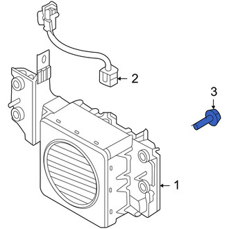 Hyundai OE - Hybrid & Electric Vehicle Sound Alert Speaker Bracket Bolt