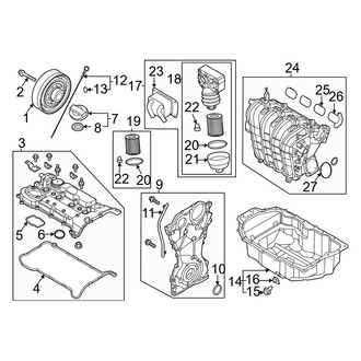 Hyundai OE - Engine / Transaxle - Engine Parts (2.0L)