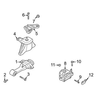 Hyundai OE - Engine / Transaxle - Engine & Transmission Mounting (Hybrid Blue / Hybrid Limited / Hybrid SEL)