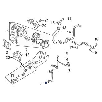 Hyundai OE - Turbocharger Oil Line Gasket