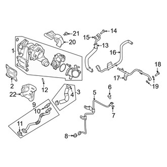 Hyundai OE - Engine / Transaxle - Turbocharger & Components (Limited / SEL Plus)