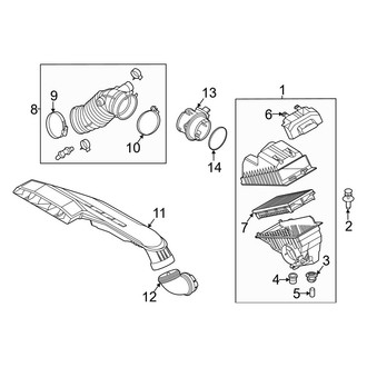 Hyundai OE - Engine / Transaxle - Air Intake (SE / SEL)
