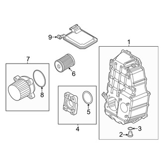 Hyundai OE - Engine / Transaxle - Transaxle Parts (Automatic Dual Clutch Tr)