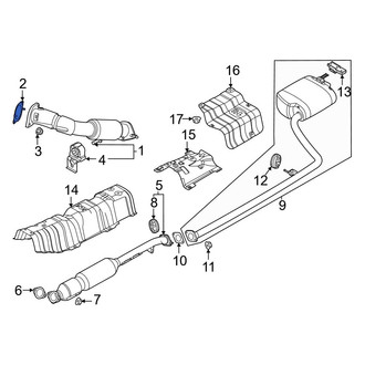 Hyundai OE - Catalytic Converter Gasket