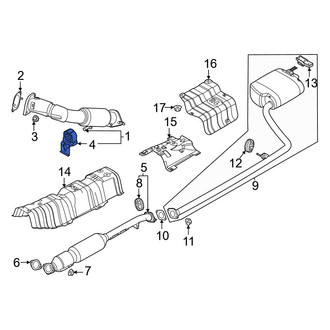 Hyundai OE - Exhaust System Hanger