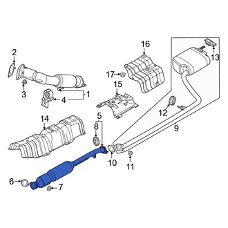 Hyundai OE - Exhaust Muffler