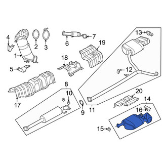 Hyundai OE - Exhaust Muffler
