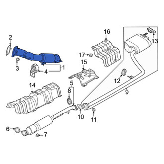 Hyundai OE - Rear Catalytic Converter