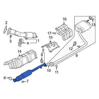 Hyundai OE - Exhaust Muffler