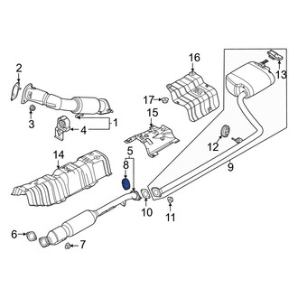 Hyundai OE - Exhaust System Hanger