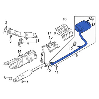 Hyundai OE - Exhaust Muffler