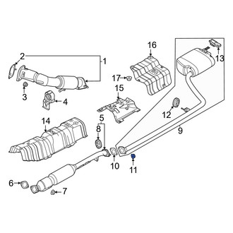 Hyundai OE - Exhaust Pipe Nut