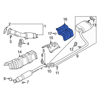 Hyundai OE - Rear Floor Pan Heat Shield