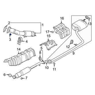 Hyundai OE - Exhaust Pipe Nut
