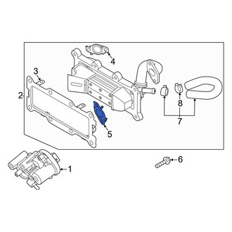 Hyundai OE - Exhaust Gas Recirculation (EGR) Cooler Gasket