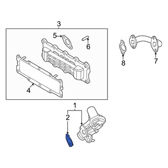 Hyundai OE - Exhaust Gas Recirculation (EGR) Tube Gasket