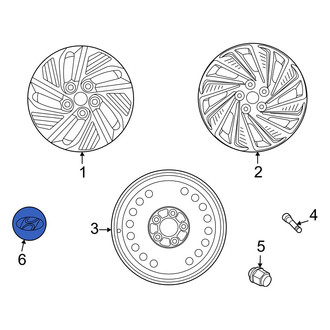 Hyundai OE - Wheel Cap
