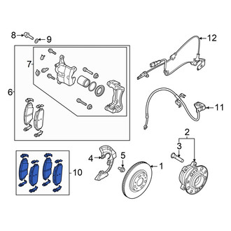 Hyundai OE - Front Disc Brake Pad Set
