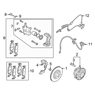Hyundai OE - Front Suspension - Brake Components