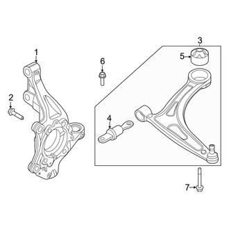 Hyundai OE - Front Suspension - Suspension Components